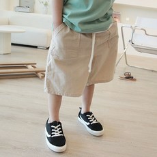 sonyun market 男童珍珠奶茶麻質短褲