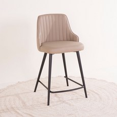 GAGU FEELING 家具風格 西爾瓦 吧椅, 米色, 2個