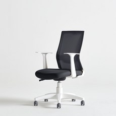 원더 R7 메쉬 사무실 학생 의자, 화이트 + 올블랙