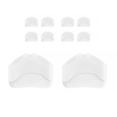 마켓A 발 앞꿈치보호 실리콘패드 2p 세트 화이트, 5세트