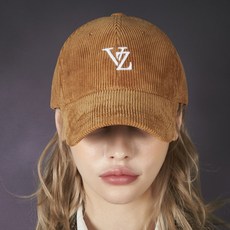 VARZAR 立體logo刺繡燈芯絨棒球帽