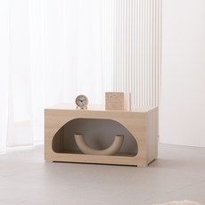 제이디퍼니처 국내제작 모디 520 다용도 수납 협탁 S(520 x 315 x 310 mm), 1개, 백아카시아