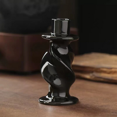 Somes Mind 居家裝飾燭臺 蠟燭底座 華麗, 黑色