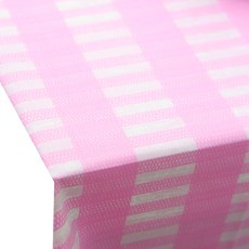 十字紋布料, 粉紅色