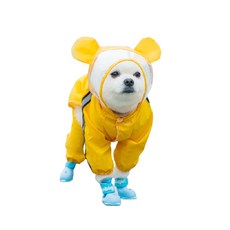 光環 寵物 寵物 字符 雨衣 蜜蜂 泰迪熊 雨衣 小狗 彩虹外套