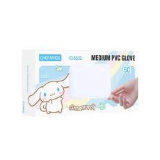 CHEFMADE 學廚 大耳狗一次性手套 CL5032, 透明色, 中 (M), 1套