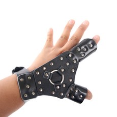 JKSPORTS專業用彈弓手背保護手套, 混色, 1個