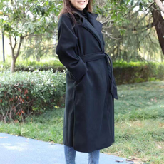 구디프 여성용 루즈핏 롱 코트