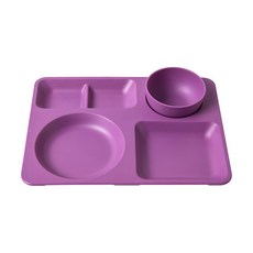 Awaken Sense 初級餐盤套組, 薰衣草紫, 餐盤+碗