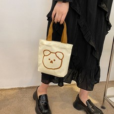 소리달 여성용 메니온 미니 가벼운 캐릭터 에코백