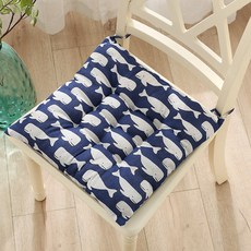 다해유 푹신한 의자 쇼파 쿠션 패드, 블루고래