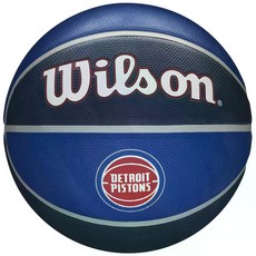 Wilson NBA Team 底特律活塞籃球, 1個, WTB1300XBDET