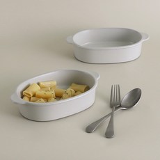 Bairim 焗烤盤, 2個, 淺灰色