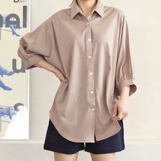 비나인 여성용 쿠리오 셔링 셔츠