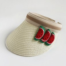 woojooi 兒童酸甜麥稈遮陽帽