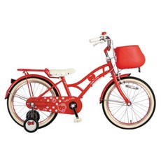 ASAHI HELLO KITTY 아동용 보조바퀴 자전거 40.64cm, 레드, 120cm, 1개