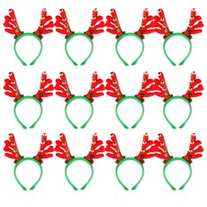 NEOTEX 聖誕鈴鐺髮箍, 混合色, 12個