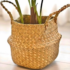 Articolo藤編王骨海草籃花盆套, 棕色, 1個