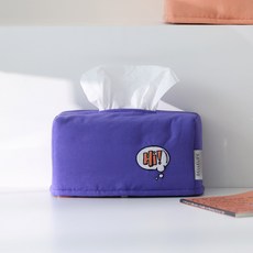 BELLELIFE FarmFarm Hi 刺繡面紙盒, 群青藍