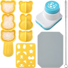 動物飯糰海苔壓模點心製作組, 1組, 黃色