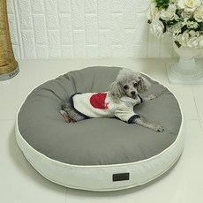 Dooki Pet 寵物牛津馬卡龍坐墊, 灰色, 1個