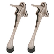 LIVINGiF 腳踏式馬蹄鐵門擋 灰色 大, 2個