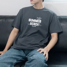프린트스타 남성용 썸머 비치 17수 반소매 티셔츠 TSST_04