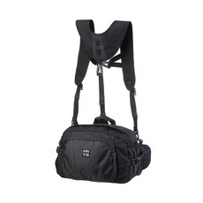 MOUNTIA 繩索腰包, 黑色, 1個