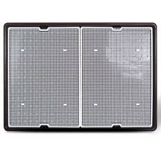 Dingdong Pet 犬用寬版加大尿便盆, 棕色, 1個