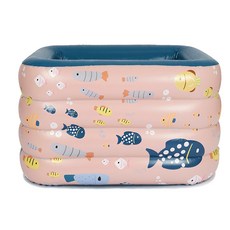 Mimiami 電動充氣幼兒泳池, 粉紅色