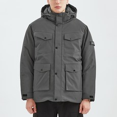 男款簡約連帽外套