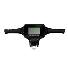 나노휠 A6 핸들바전체 + 액정, AA-00000-385B, 블랙, 1개