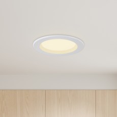원하 DS 세티 매입등 다운라이트 LED 6W 플리커프리 7.6cm, 화이트 + 전주백색, 1개