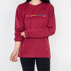 험블스튜디오 남녀공용 레인보우 프린팅 기능성 스포츠 긴팔 티셔츠 IMUD_30