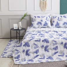 아이레홈 트로피컬 시어서커 여름이불, 트로피컬(블루)