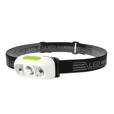 SELPA 夜行者 專業級 LED防水強光感應式頭燈, 1個, 白色