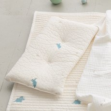 bamiblanc 嬰幼兒用Duralon涼感墊+涼感枕頭套組, 恐龍迪諾