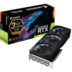 GIGABYTE AORUS 지포스 제이씨현 LHR 그래픽카드 RTX 3060 ELITE V2 D6