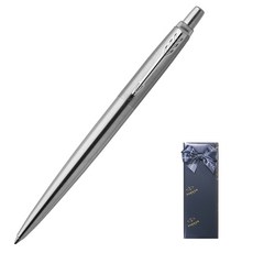 PARKER 派克 卓特不鏽鋼原子筆 1mm, 1個, 混色