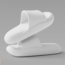 ARTJOY 足弓柔軟吸震緩震拖鞋, 白色, 1個