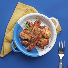 Ardin France Essential 帶柄焗烤盤, 1個, 鯨魚藍