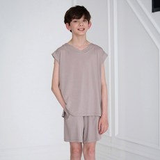 V領無袖學生上下裝套裝