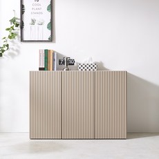 룸앤홈 모레이 템바보드 1200 높은 수납장 방문설치, 그레이