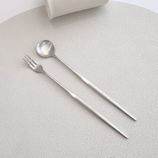 廚房Daom Plitvice 304不鏽鋼 長茶匙 + 叉子套組, 1套, 長茶匙 + 長茶叉