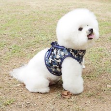 RealPet 狗狗軍事風背心胸背帶, 海軍藍, 1個