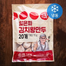 식자재왕 얇은피 김치왕만두 (냉동), 1.4kg, 1개