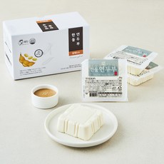 한둘 연두부 125g x 6개입 + 참깨소스 9g x 6개입 세트, 1세트