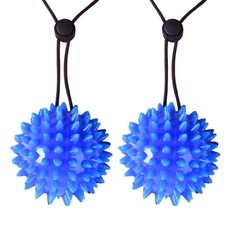 Naya Style刺蝟按摩球繩 YGYP-78-6, 深藍, 2個