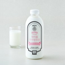 제주샘물목장 새미촐 무항생제 인증 제주 새미촐 무지방 우유, 1개, 900ml