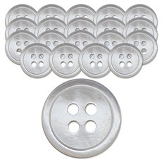 Button King 東大門鈕扣王 螺鈿一般邊框鈕扣 11.5mm